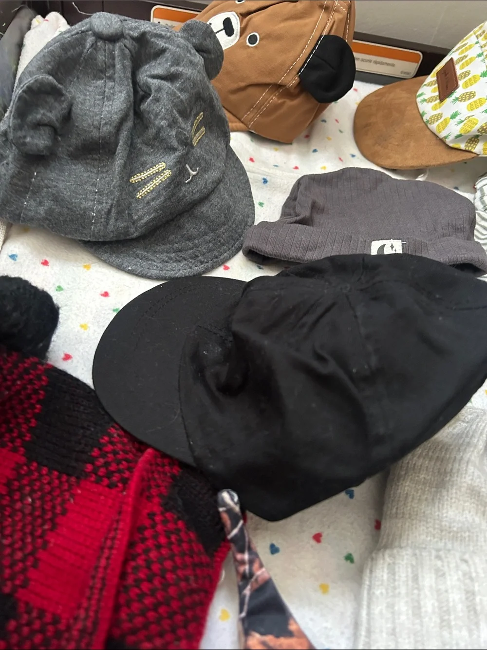 Bundle of 10 Baby & Toddler Hats - Neutral & Fun Prints